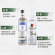 Bairika Wine Rum Baked White Rum Self-made Mojito Mojito Beverage Base Wine Black Rum Free Cuba [40 Degree Vodka + White Rum] 700mL 2 Bottles