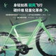 萨瓦SAVA驭风R7全碳纤维公路车R7170电子变速24速弯把超轻自行车纯油碟 炫彩白【R7170电变-波浪轮】 47 S【建议168cm-175cm】