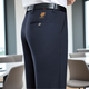 Woodpecker (Tucano) Casual Hosen für Männer Frühling und Herbst gerade lose Hosen für Männergeschäft komfortable elastische Nicht-Eisen-Anzughose für Herrenkleidung 686A Schwarzer reguläres regulär 38 ca.