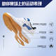 Li Ning (Li-Ning) Tischtennis Schuhe Nationalmannschaft Training Herrenschuhe Rohgummi Non rutschloser Sohle atmungsfreier Kleidung-resistenter Professional-Frauen-Tisch-Tisch-Wettbewerbsschuhe Silber Blau [Normale Größe-breite Fußschüsse] 41