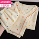 Pijama modal para mujeres en burbujas de verano algodón de manga corta estilo delgado estilo dulce y lindo ropa de verano ropa de dos piezas 1105# vye en V pink pai star l 100-115jin [Jin iguala 0.5 kg]
