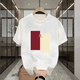 Kazuki Kuraishi Kuraishi Summer Nouveau t-shirt de coton pur à manches courtes Pure Coton Loose Round Coldoly Top Top Ins Mente Malf Malf à manches Black XL (poids suggéré 150-170jin [Jin est égal à 0,5 kg]))