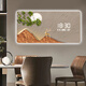 Yingke Song Restaurant Decoration Painting LED Electronic Wall Clock 2025 New Lighting Digital Electronic Watch Wall Clock DQ3892 80*40cm Single Apartment Selection x Changa