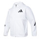 
Adidas men's and women's sportswear suits Spring new couple's casual and fashionable hooded jacket jacket top White shaped jacket/men's style/single-piece XS