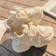 S.SOFEA autumn new Korean version thick-soled dad shoes for women's breathable casual running shoes 9905 off-white 35