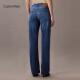 Calvin KleinJeans【凉感】25春夏新款女士美式复古ck宽松微喇牛仔裤47AB724 UN2-牛仔蓝 28