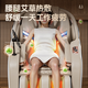 Aux (Aux) 2025 neuer Massagestuhl LH15A Haushalt Ganzkörper-Raumkapsel Zero Gravity Multifunktional Smart Electric Massage Sofa Stuhl Geburtstagsgeschenk für das Top-Flaggschiff-Modell des Elternteils 丨 Smart Voice Hot Compress Taille und Beine, weiße Beige-Roller-Soles