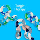 Echte Tangle -Therapie Relax -Serie Twist Musik Verbessert den Fokus auf Linderung von ADHS -Spielsachen denken lila