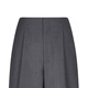 LESS [Same Model in Shopping Mall] 2025 Summer New Wool Casual Straight Cropped Pants Women 2P4E13660 011 Carbon Black XS