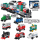 LEGO CITY TRAIN ASSIGNÉ BLOCALS BLOCHS SMETTE TRAIN PELLET SUBWAY BOYS TOYS Gift's Gift Dongfeng Green Train 98263-8