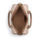 Coach Rowan Brand Logo Reißverschluss Öffnung und geschlossener Leder Boston Bag One-Shoulder Crossbody Handtasche Frauentasche Geschenk Beige Patch Brown Cy679-IMXI9 25.5*14*17cm