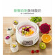 Zhechu allemand Smart Yogurt Machine Maison de maison petite entièrement automatique Verre Inner Température constante Riz Time Rice Natto autonome + 20 petites phages de poudre