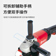 XMSJ锐奇150角磨机9525B/9550B/9950D大功率125大角磨机开槽机切割机 125mm1240W9925D 经典工业