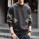 Nach der Erkundung Amerikaner Retro 698G schwerer Pullover Herren Winter verdickter Pullover losen 2024 Neuer Herbst- und Winterjacke Brown 3xl (180-200jin [Jin gleich 0,5 kg]))