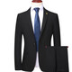 Announcement Bird Suit Two-piece Men's Business Casual One-Button Groom Wedding Professional Formal Dress Jacket Men 2667 Blue Solid Color One-button Back Slit 56 190/Recommended 180-200Jin Jin is equal to 0.5 kg