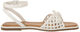 Steve Madden Girls' Shoes Meris Sandals, White White 2 Little Kid
