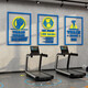 Fitnessstudio-Wanddekoration Atmosphäre Layout Inspirierender Slogan Poster Internet Promi Check-in Hintergrund Bild Wandaufkleber Wandbild 9895-9898 Set One Set sehr groß