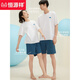Hengyuanxiang couple pyron pyton pyjamas hommes cool shorts d'été shorts respirants minces extérieurs usure à la maison