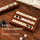 Ouoety Internet Celebrity Gold Store Schmucktablett Ring Massivholz Ohrring Display Ständer Armband Ohrringe Schmuck Box Fotografie Stall S9197d Brown 12 Gitter 16*16*2 (heißer Verkauf)