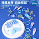 迪士尼（Disney）冰雪奇缘手链珠手工女孩女童过家家玩具首饰盒生日六一儿童节礼物 冰雪奇缘首饰盒四层【礼盒款】蓝