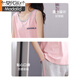 Pyjamas modal pour femmes en été coton pur 2025 Nouveau gilet Sous-manches sans manches féminines pour la maison décontractée pour la maison Summer LB: 9903 [Femmes] Abricot Dot Bow Black Pantal