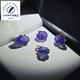 Shaoyu Natural Collection Grade Tanzanite Bracelet Women's Heart of the Ocean Tanzania Sapphire Single Circle Bracelet Gift It is not a product in the picture, please do not take a photo directly, please move it