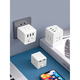 Bull (BULL) Same Rubik's Cube USB Socket Charging Plug Expansion Converter One to More Two and Three Plugs Bull Ultra-Thin Two Plug One to Two + USB