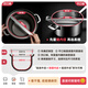 Onlycook304 stainless steel steamer steamer food supplement milk pot small steamer grid steamer cage rice cooker steamed buns-28cm