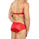 CD de ropa interior sexy para hombres Pseudo-Girls Big Guy, drag Bra, sexy tango de encaje de encaje medias de ropa interior misteriosa (sujetador + ropa interior) l (85a) 130-145Jin [Jin equivale a 0.5 kg] 166-178