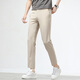 Kooshi Luxury Casual Casual para hombres Pantalones de corte recto delgados Pantalones de caqui verano