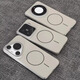 
Blovin suitable for Meizu 21pro mobile phone case magnetic charging Xiaomi 15 protective case Huawei Pura70pro soft and matte simple nova13 glory magic7 real one plus 13 Fengyanbai [soft and smooth PC] thin circle magnetic absorption Meizu 21 Pro