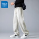 
Jewish casual pants for men in spring and autumn loose straight and versatile high-swinging long pants for men's sports wide-leg pants CJ6629 khaki XL