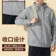 Nike (Nike) Herren-Mannschaftsmannschaftsanzug, Plüsch warmes Fitnesstraining, graue Sweatsirtjacke, Jacke, Hosen, Hosen, Zettel-Strickjacke, glattes Hosen/zweiteiliger Set, S/165