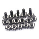 Dafuri tact switch button micro switch small button push button 4-pin four-pin vertical small small 12*12 micro switch vertical 12*12*9.5 (10 pieces)