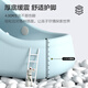 Park Si 2025 summer new parent-child hole shoes eva non-slip anti-odor thick-soled beach wear boys and girls hole shoes Khaki [children's shoe flower] 35 [34-35]