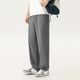 
Miniso (MINISO) cool ice silk pants for men's summer new comfortable and breathable high-slimming straight-leg casual pants Black M