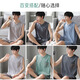 Modal Herren-Weste Pyjamas Sommereis Seide 2025 Neue dünne kühle ärmellose Shorts Home-Kleidungsstück 12023 Yuanfeng Blue L _120-140Jin [Jin entspricht 0,5 kg]