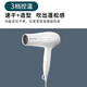 FLYCO hair dryer for home high power constant temperature hair care large wind speed drying dormitory bore tail cargo machine [quality home appliances] Feike FH6232 same model [BR1626] + air cushion comb + roll comb