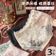 Odifen French pure satin lace women's underwear female sexy antibacterial cotton crotch thin plus large size shorts