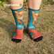 Smartwool New Product Frauen Wanderung Richtungsschockabsorbing Druckmittel mit mittleren Röhrchen Socken Merino Wolle Socken Outdoor Socken Sportsocken 2687 Capri Farbe 810 s (geeignet für Fußgröße 34-37)