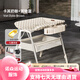 哈卡达婴儿尿布台宝宝多功能护理换尿布新生儿洗浴婴儿床 卡其奶咖-基础款