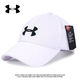Under Armor UA new hat outdoor sports running breathable hard top baseball cap men's and women's peaked cap sun protection all black (54-60cm)