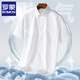 
ROMON (ROMON) anti-warm cotton short-sleeved shirt for men in summer new casual business workwear formal top shirt for men DX6625 anti-warm and iron fabric 39