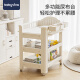 mesa de pañales babyviva mesa de cuidado del bebé de los bebés recién nacidos cambia de cuna masaje multifuncional touch mesa de tela de tela + almohadilla de látex [ensamblaje de grado de alimentación hdpe importada Otros estructura de marco