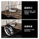 Yonghuan transparent simple glass cup hotel restaurant drink water cup tea cup whiskey beer cup drink milk breakfast cup 13791-transparent color 200ml-6 pieces