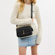 蔻驰（COACH）【官方授权店】Hadley25单肩斜挎手提腋下包送女友礼物CY683IMBLK 黑色