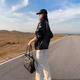 Ono seven-day black leather jacket for women, 2025 spring and autumn new Hong Kong style retro high-end clamp motorcycle fashion top leather jacket [black single layer 90-130Jin [Jin equals 0.5 kg]]
