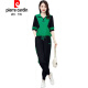 皮尔卡丹（pierre cardin）冰|丝休闲套装女士2025夏季新款宽松大版女装时尚减龄短袖运动服 (684)黑色 M (建议100斤以下)