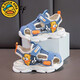G.duck1-6 years old children's sandals men's summer new style 2 shoes 3 non-slip 5 soft bottom boys' Baotou boys' baby shoes blue size 28 shoes inner length 17.3cm