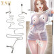 Alphabet Club SM Bell Breast Clamp Passion Pain Punishment Props Male and Female Couple Sexual Adult Sex Toys